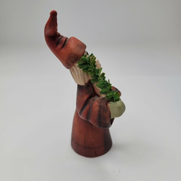 Allyson Nagel 1994 Santa Figurine Figure Doll Tree Evergreen Signed - Picture 4 of 7